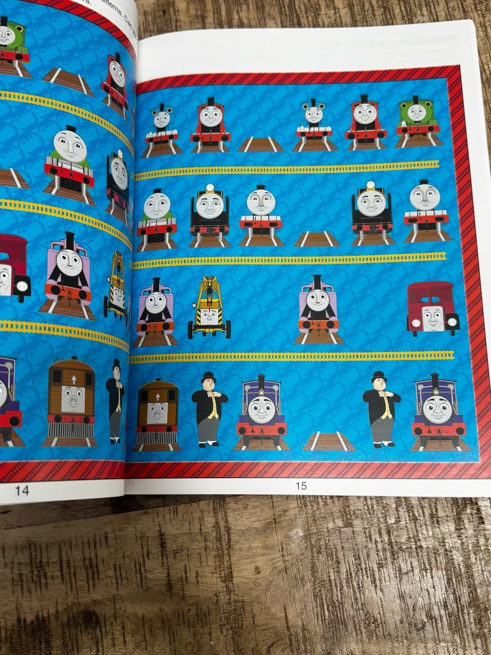 Thomas & Friends Blue Sticker Book with Colorful Train Characters